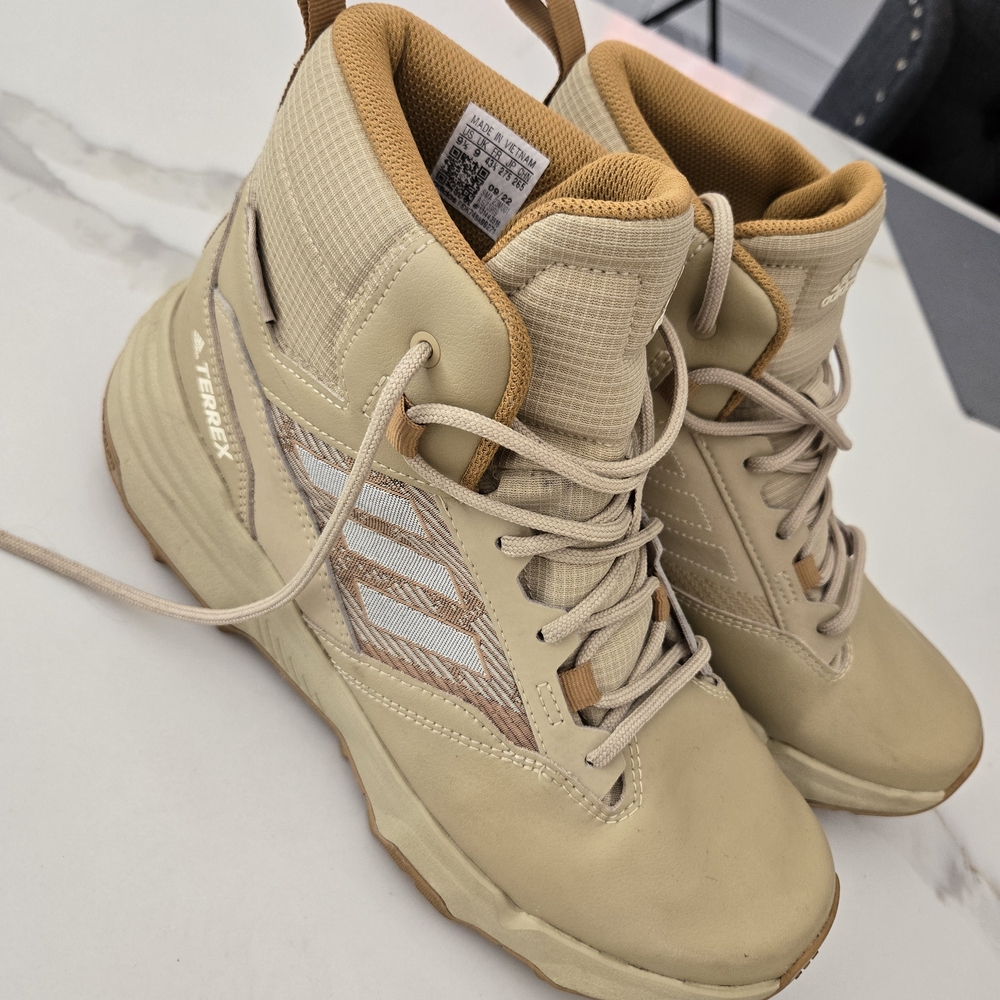 Adidas Terrex Beige High-Top Sneakers
